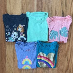 Girls 5T / 6 summer t-shirts
